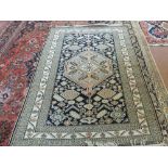 A Persian geometric rug,
