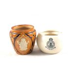 Two Doulton tobacco jars (no lids)