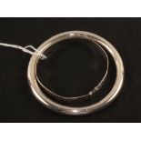 Two Charles Horner Silver bangles