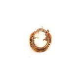 A 9ct Gold Cameo brooch