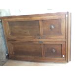 A 1920's Oak two door wardrobe