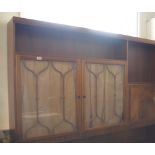 A reproduction Yew sideboard