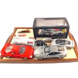 Burago and other die cast motor vehicles including a boxed Norev Aston Martin LMP1