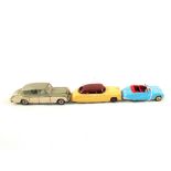 A Dinky 198 Rolls Royce, 171 Hudson cream and maroon, 106 Austin Atlantic,