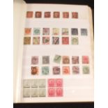 A keep book of GB and world stamps, QV onwards including mint block of six Bermuda SG30,