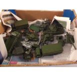 Various Dinky Army toys