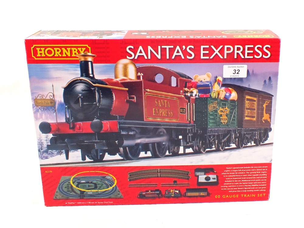 A boxed Hornby R1179 Santas Express set