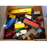 Various unboxed models of Yesteryear and Triang rolling stock