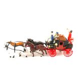 A boxed Matchbox YS39 1820 passenger coach and horses