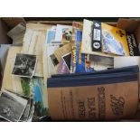 A large box of mixed ephemera