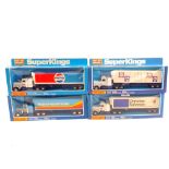 Boxed Matchbox K31 Peterbilt refrigeration trucks, Christian Salverson plus Euro Express,