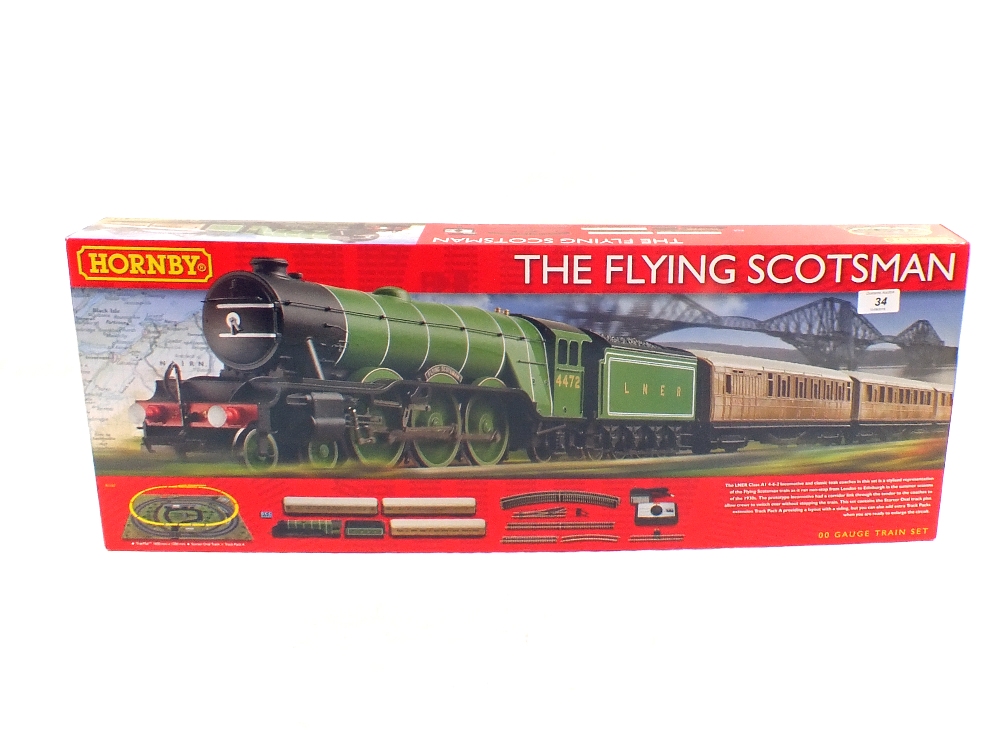 A boxed Hornby R1167 Flying Scotsman set