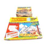 Thunderbirds 3D painting set plus a Brimtoys Crusader Tank,