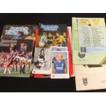 Football programme UEFA Cup 29/9/82 Ipswich v Roma signed by team members,