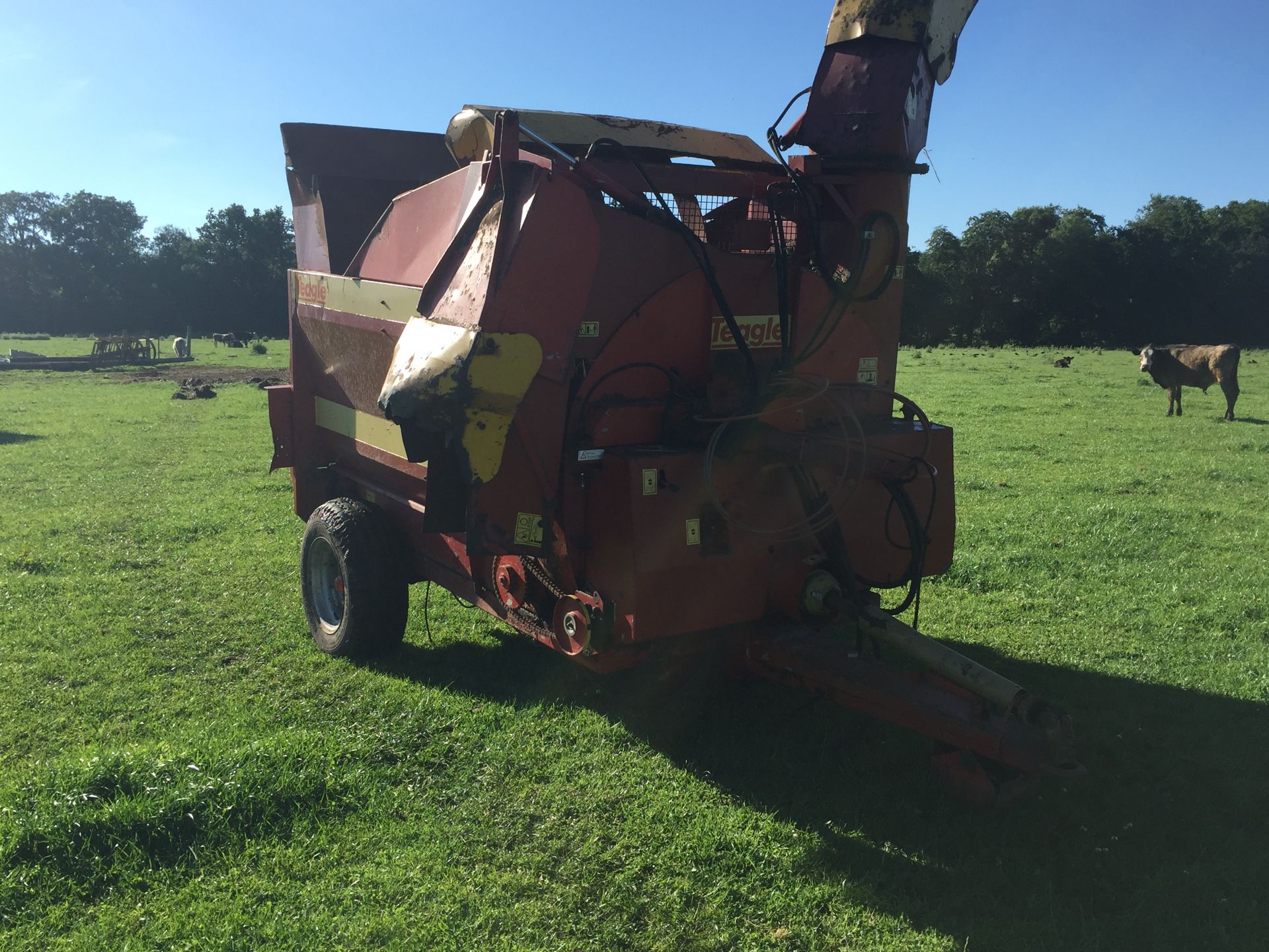 Teagle 8080 straw chopper. Stored near Reading. No VAT on this item. - Image 2 of 4