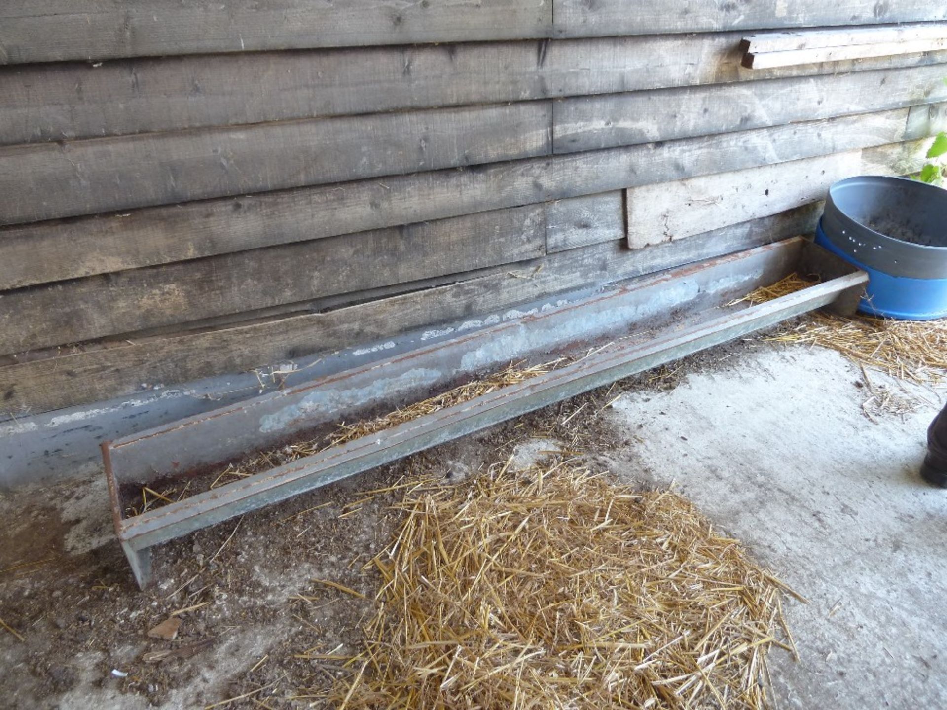 Feed troughs x 2, Approx. 98" Stored near Beccles. No VAT on this item.