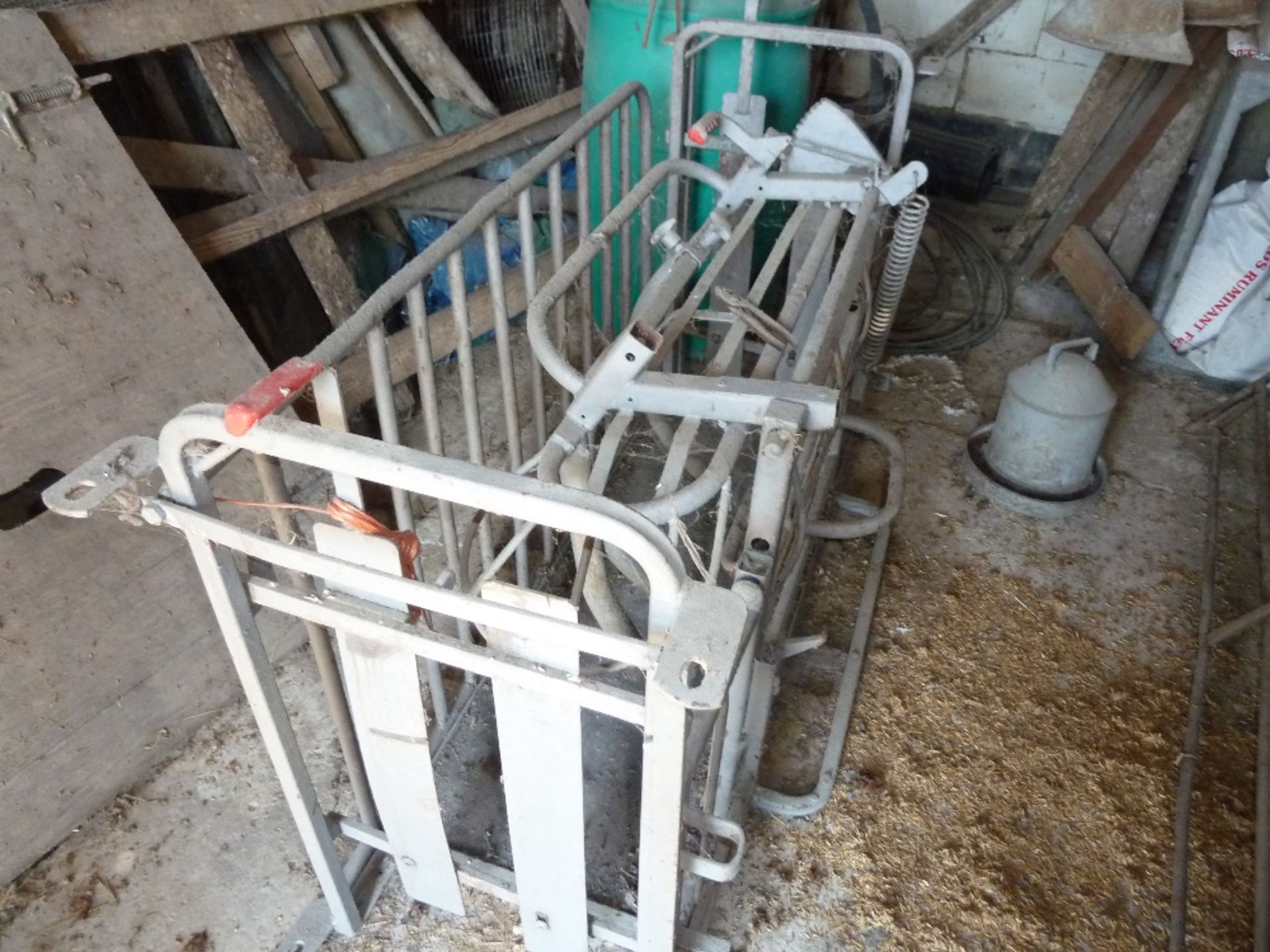 Sheep turnover crate. Stored near Beccles. No VAT on this item. - Image 2 of 3