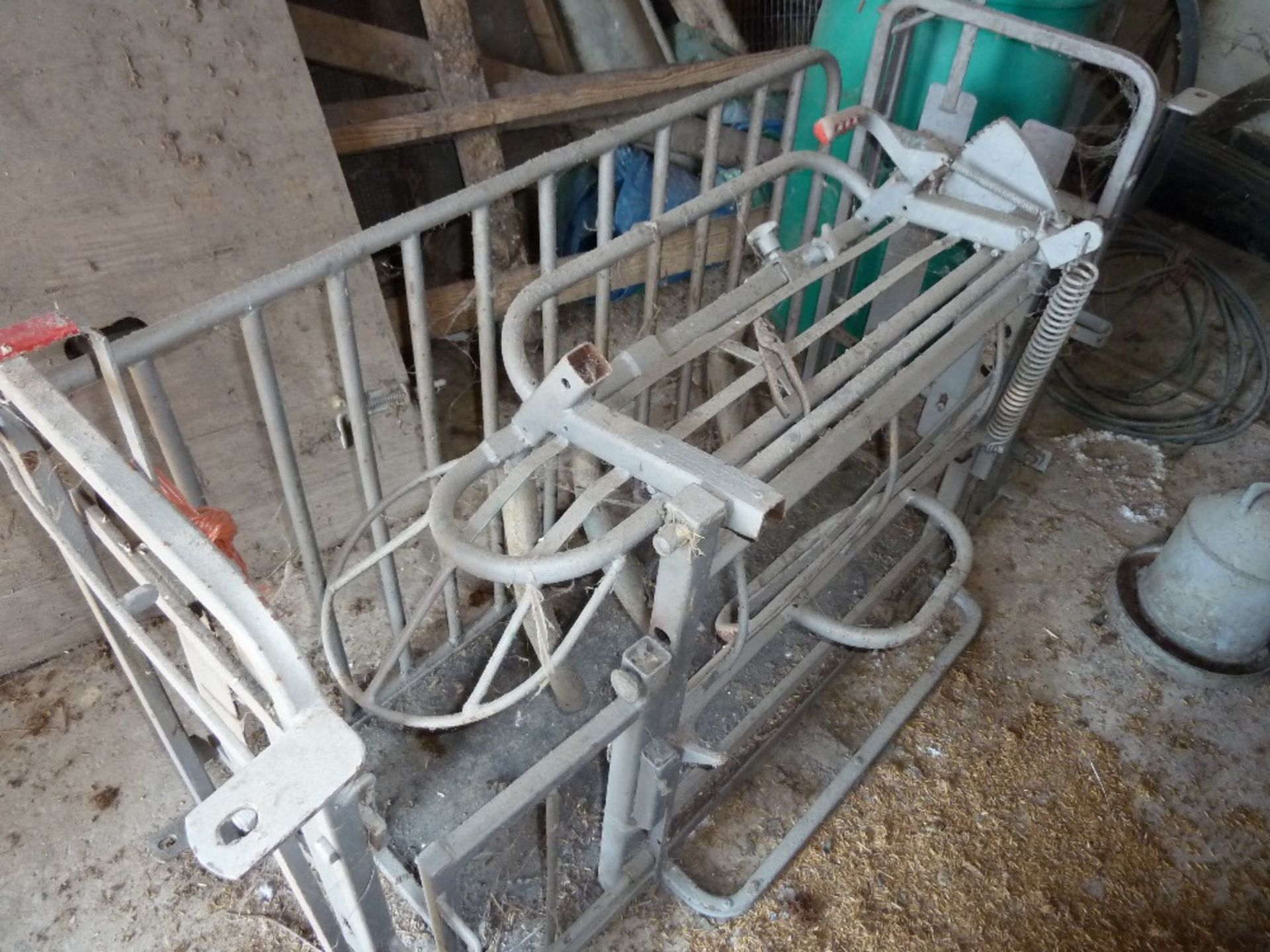 Sheep turnover crate. Stored near Beccles. No VAT on this item.