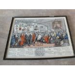 Theodore Lane, 19th Century political print, Stewards Court of the Manor of Torre Devon,