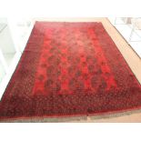 An Afghan carpet,