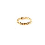 A 9ct Gold Diamond set twisted ring,