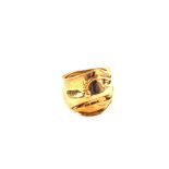An unusual abstract design 9ct Gold ring,