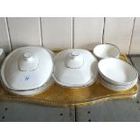 A Royal Doulton Platinum Concord dinner set