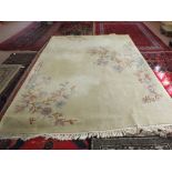 A Chinese floral carpet,