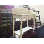 A white painted Pine Victorian washstand