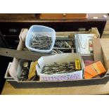 A box of miscellaneous tools