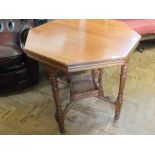 An Edwardian Mahogany octagonal occasional table