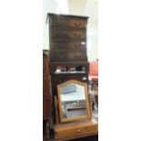 A pair of reproduction Mahogany bedside chests,