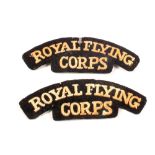 Royal Flying Corps (PATTERN) shoulder titles (pr)