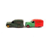 Two unboxed Dinky 470 Austin A40 vans,