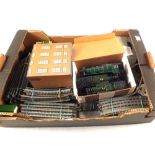 Various Triang Hornby track, loco bodies,