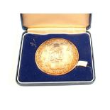 A cased college of Arms Richard Quincentennial medallion