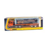 A boxed Corgi 1100 Mack truck, transcontinental, orange,