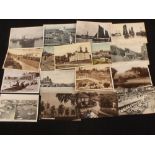 Two albums of Lowestoft postcards