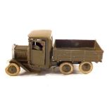 Britains 1335 Army lorry six wheeled tipper with drivers