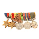 A WWII Territorial efficiency medal group to Sives Royal Artillery