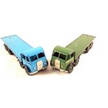 An unboxed 502 Foden 1st type cab flat truck pale blue cab and body, dark blue flash,