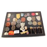 German WWII collection of thirty eight Nazi Party and rally badges, stick pins etc,