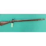 A Brown Bess East India Company Flintlock musket,