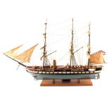 A model of a ship, Jylland 1860,