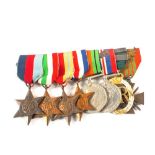 WWII Officers group of eight medals to Capt R.