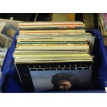 Two boxes of various LP's including country music