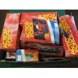 Boxed Action Man Force items including Z Force Jeep, Roboskull and Red Wolf,