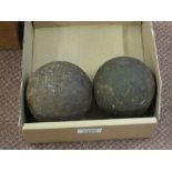 Two cannon balls