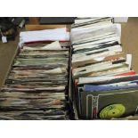 Two boxes of 1960's/70's singles