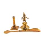 A Victorian Brass Mr Punch,